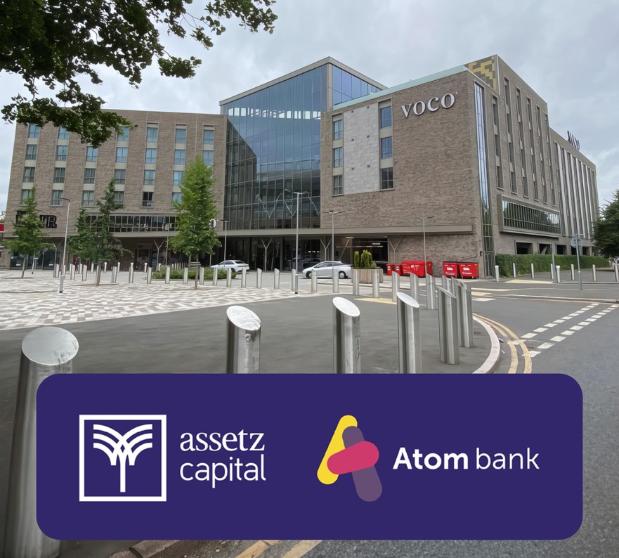 Assetz Capital structures £9.95m funding package with Atom bank for VOCO Leicester hotel